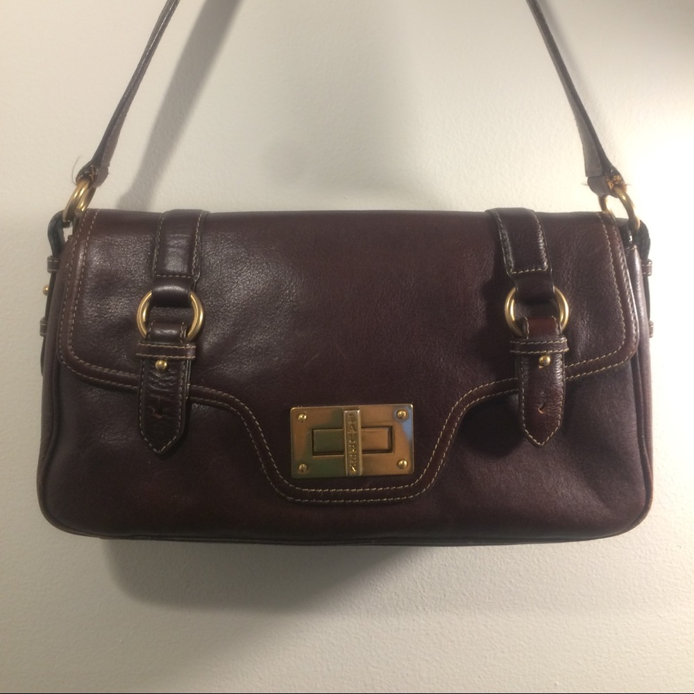 Ralph Lauren Lauren Classic Brown Leather Handbag